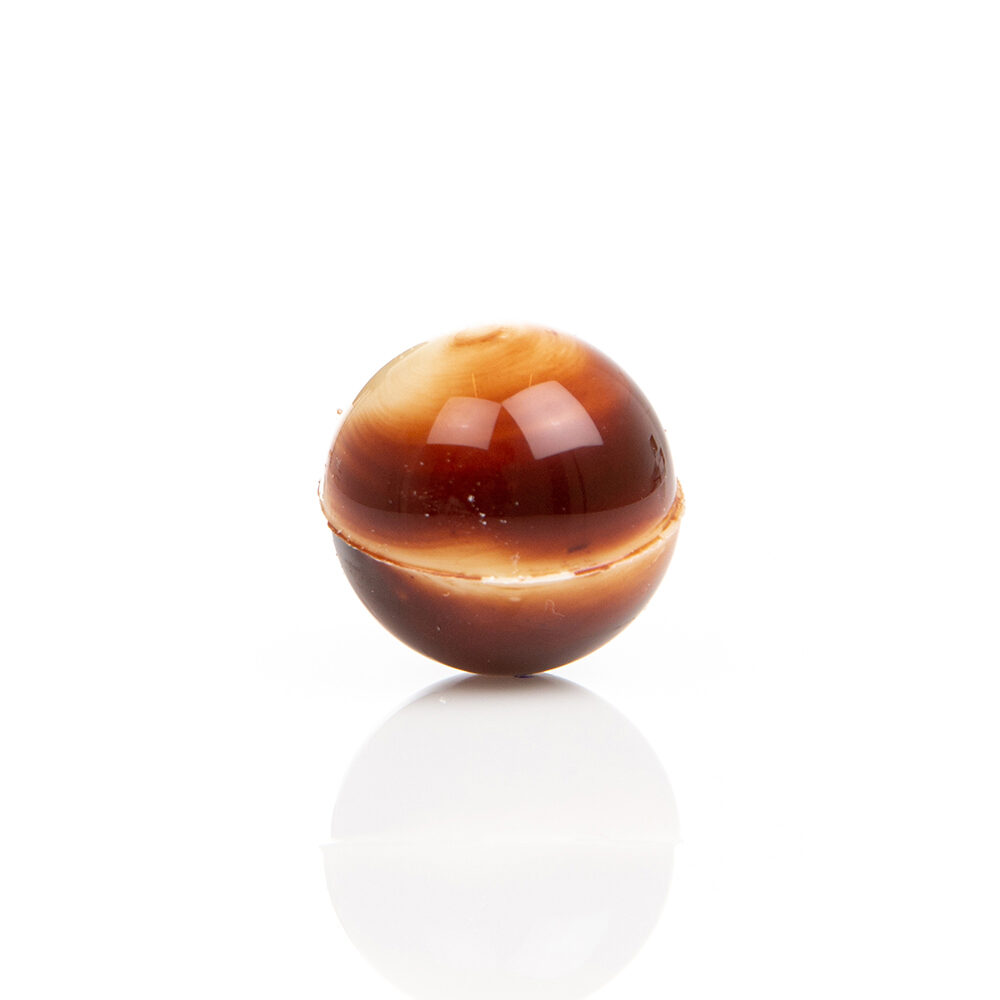 X 216PCS CHOCOLATE BALL MARBLED 2.5CM