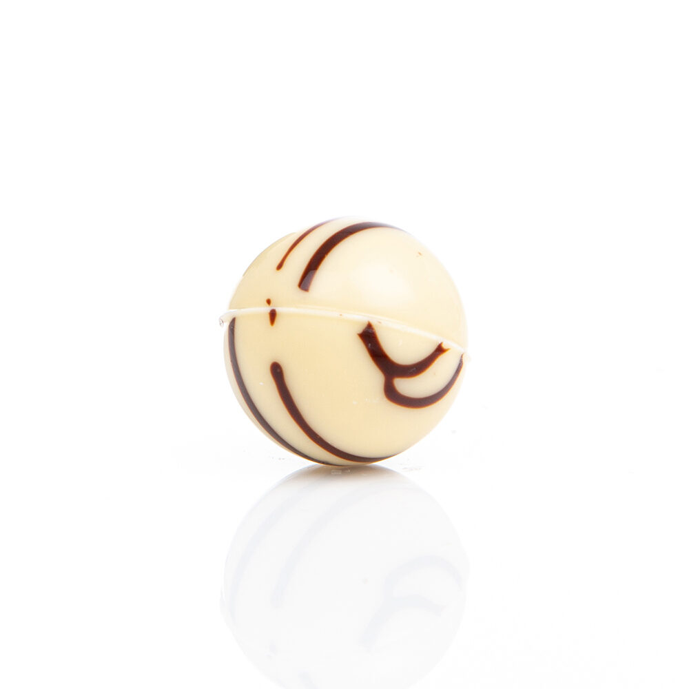 X216ST. CHOC. BALL LINES SMALL   _