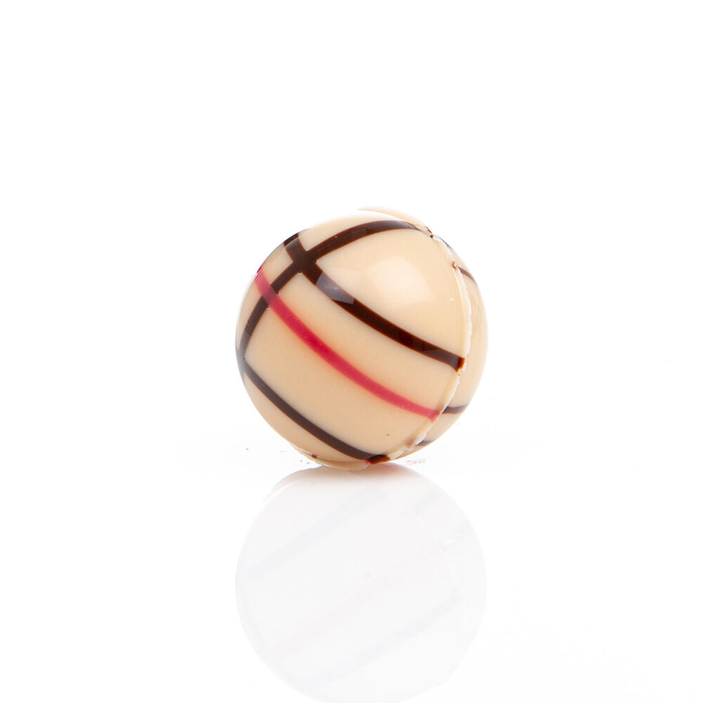 X216ST. CHOC. BALL RED LINE SMALL%