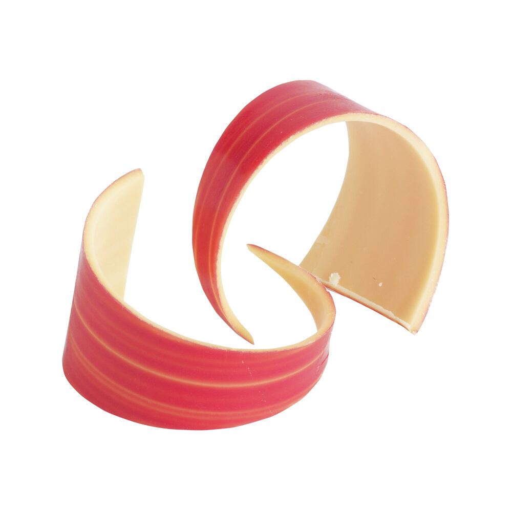 X105ST.CURL FAUX BOIS RED SMALL  _