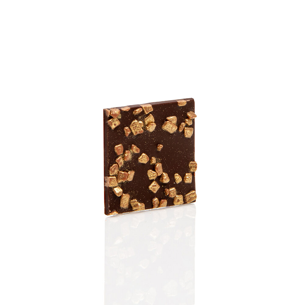 X308ST.CHOC SQUARE DARK GOLD SPLIT