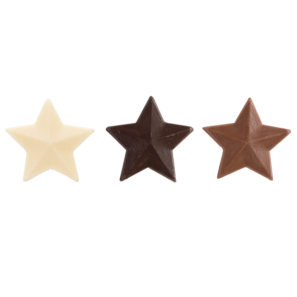 X324ST.CHOC.STARS 3D SMALL MIX BOX