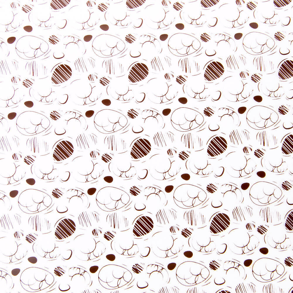X10ST TRANSFERT SHEETS EASTER BROWN
