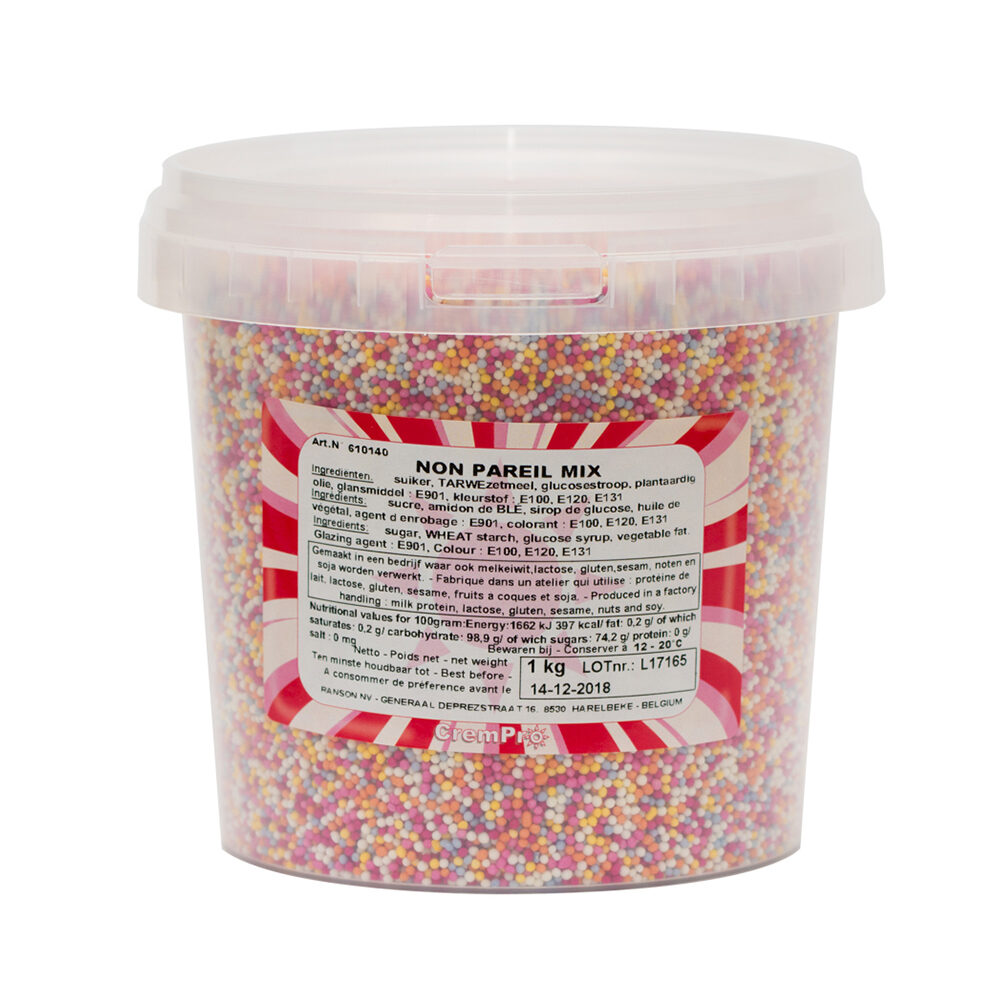 X1KG MUSKETZAAD MIX NON PAREIL RANSON ICE CREAM