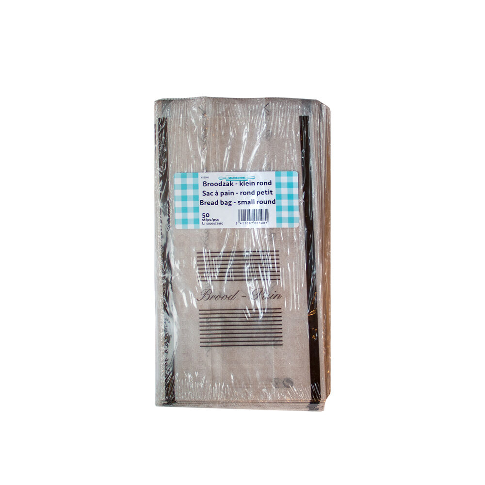 X50PC BREAD BAG SMALL ROUND LOAVES B@HOME