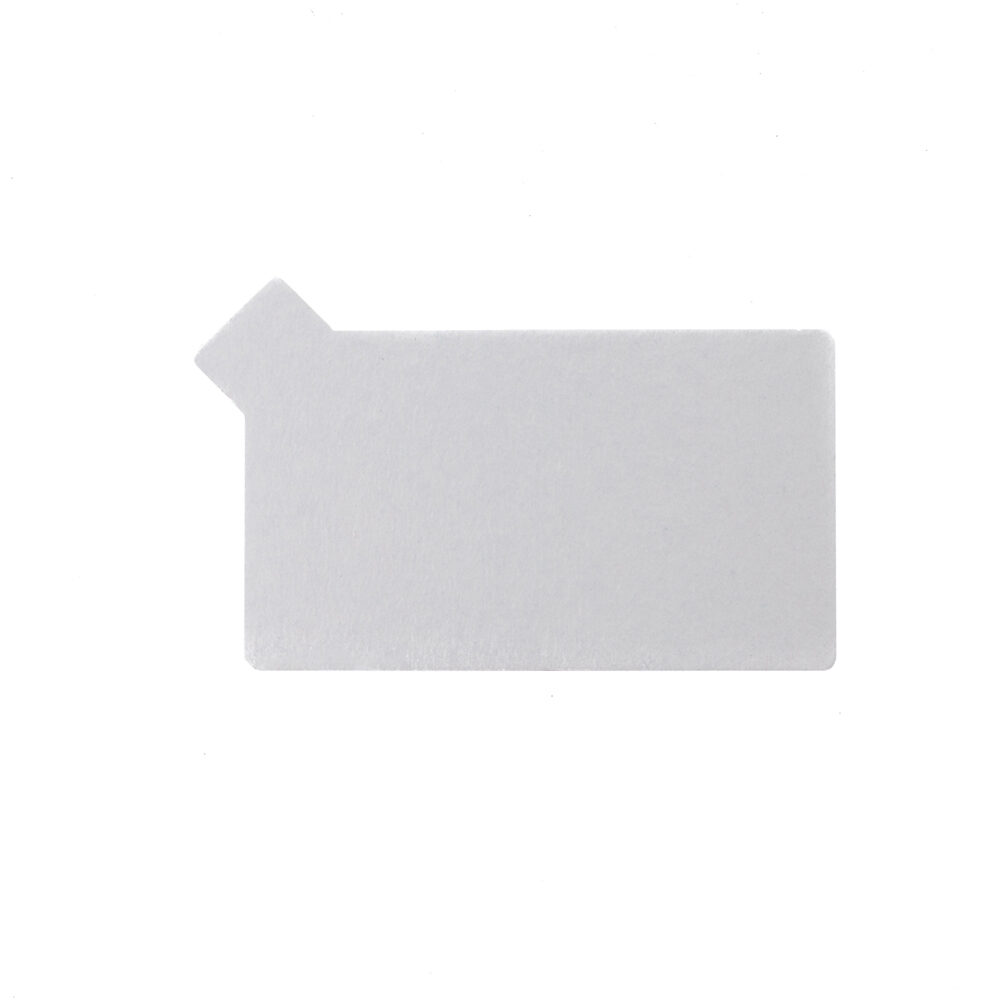 X250PC CARTON RECTANGULAIRE LANGUETTE 5,5X9CM PORCELAINE
