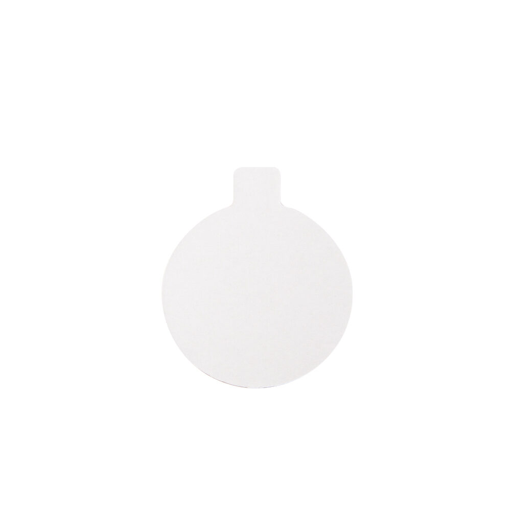 X 250PCS GOLD CARD BOARD ROUND 8CM
