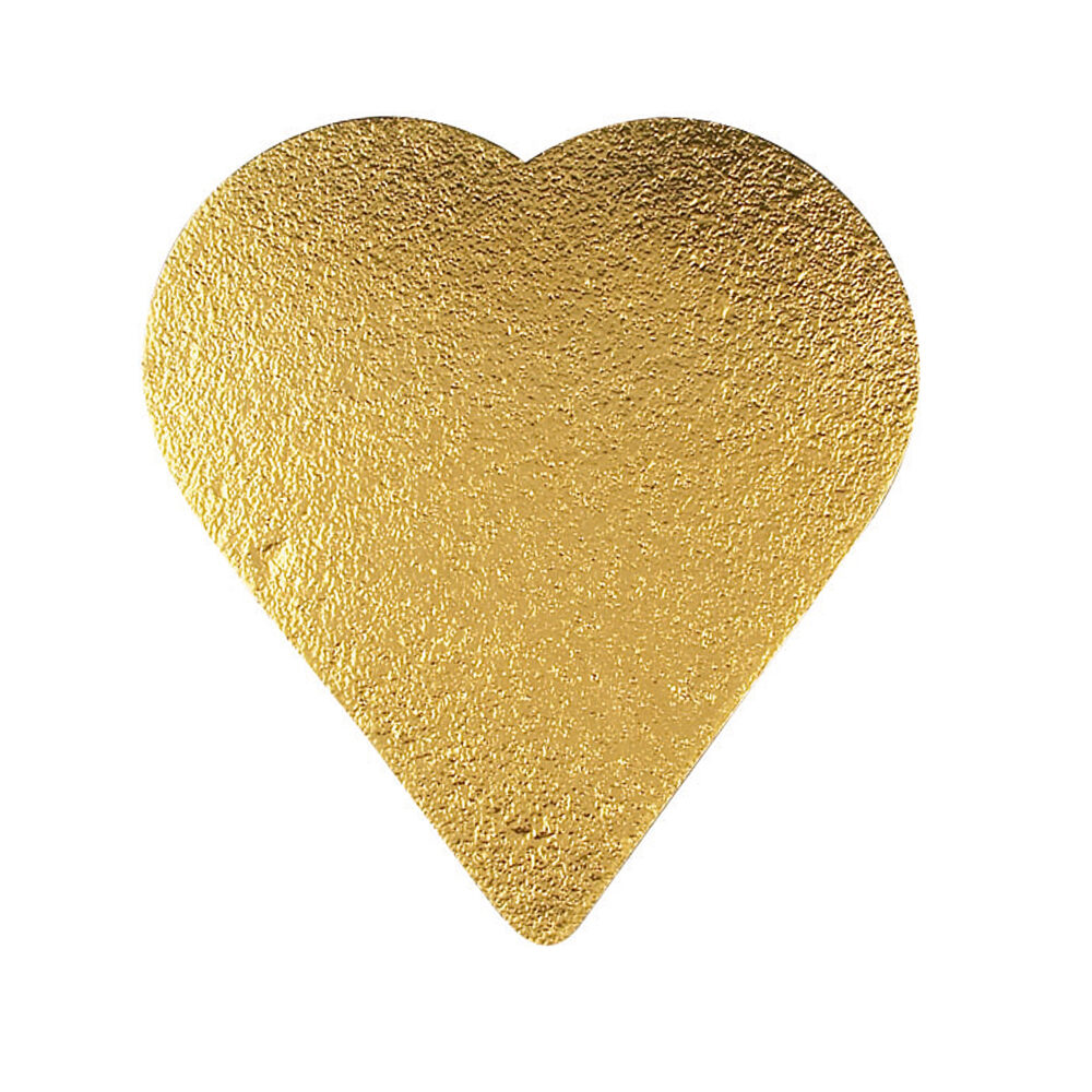 X25 RONDS OR COEUR 16 CM.       D_