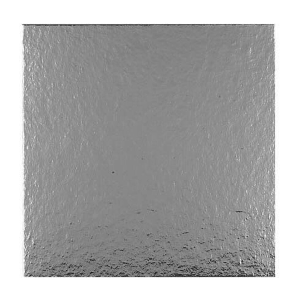 X100PC CARTON ARGENTE CARRE 16X16CM