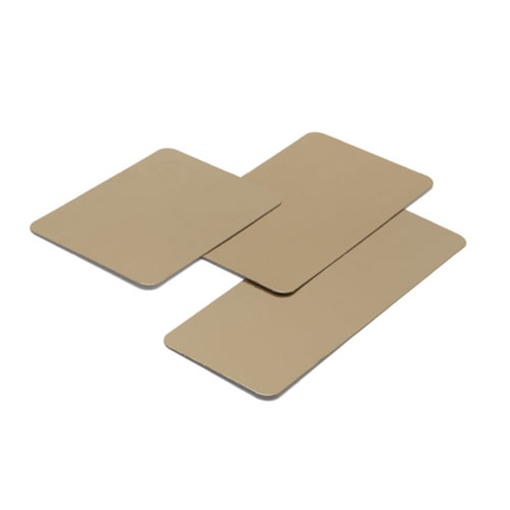 X 50PCS GOLD CARD BOARD 24X13