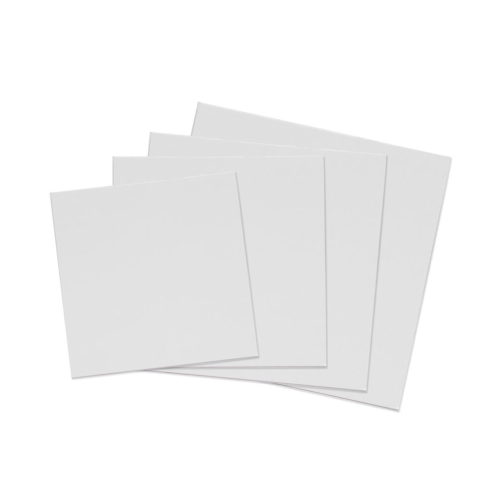 X50PC.CARTON BLANC CARRE 16X16CM_