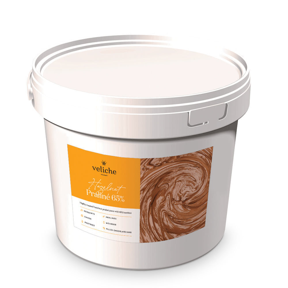 X5KG VELICHE HAZELNUT/PRALINE PASTE 65% 95619