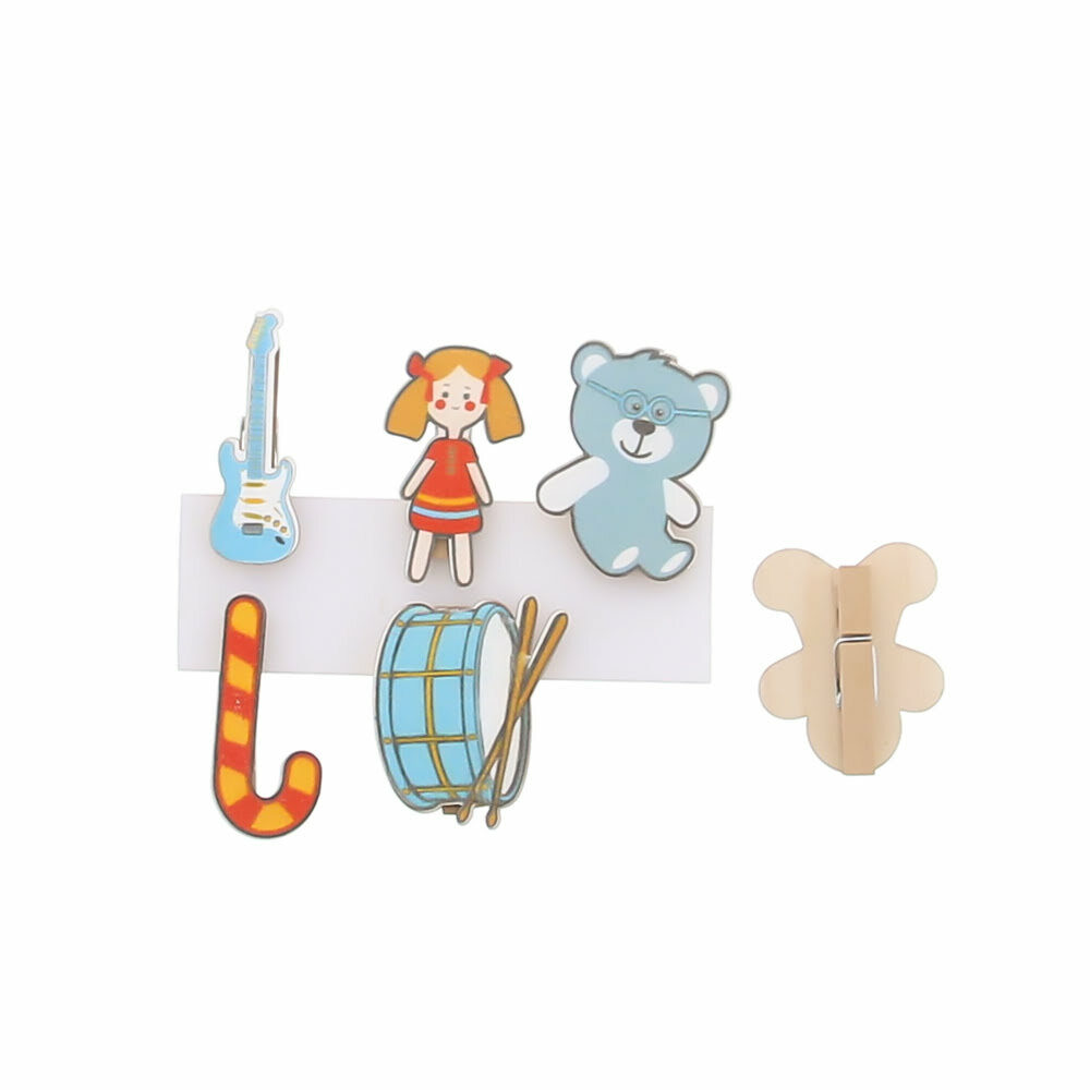 X6PC PINCE JOUET H5CM
