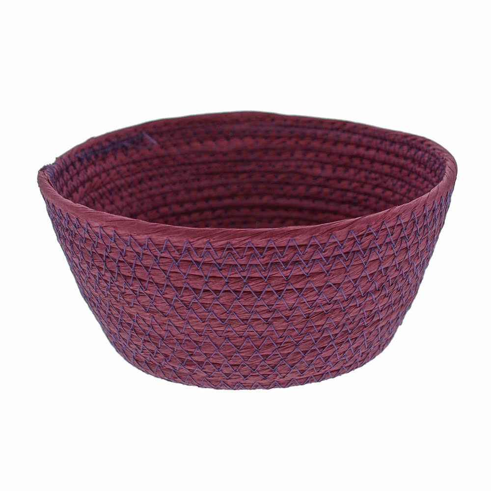 X1PC PANIER ROND ARDOISE 19,5X19,5X9CM