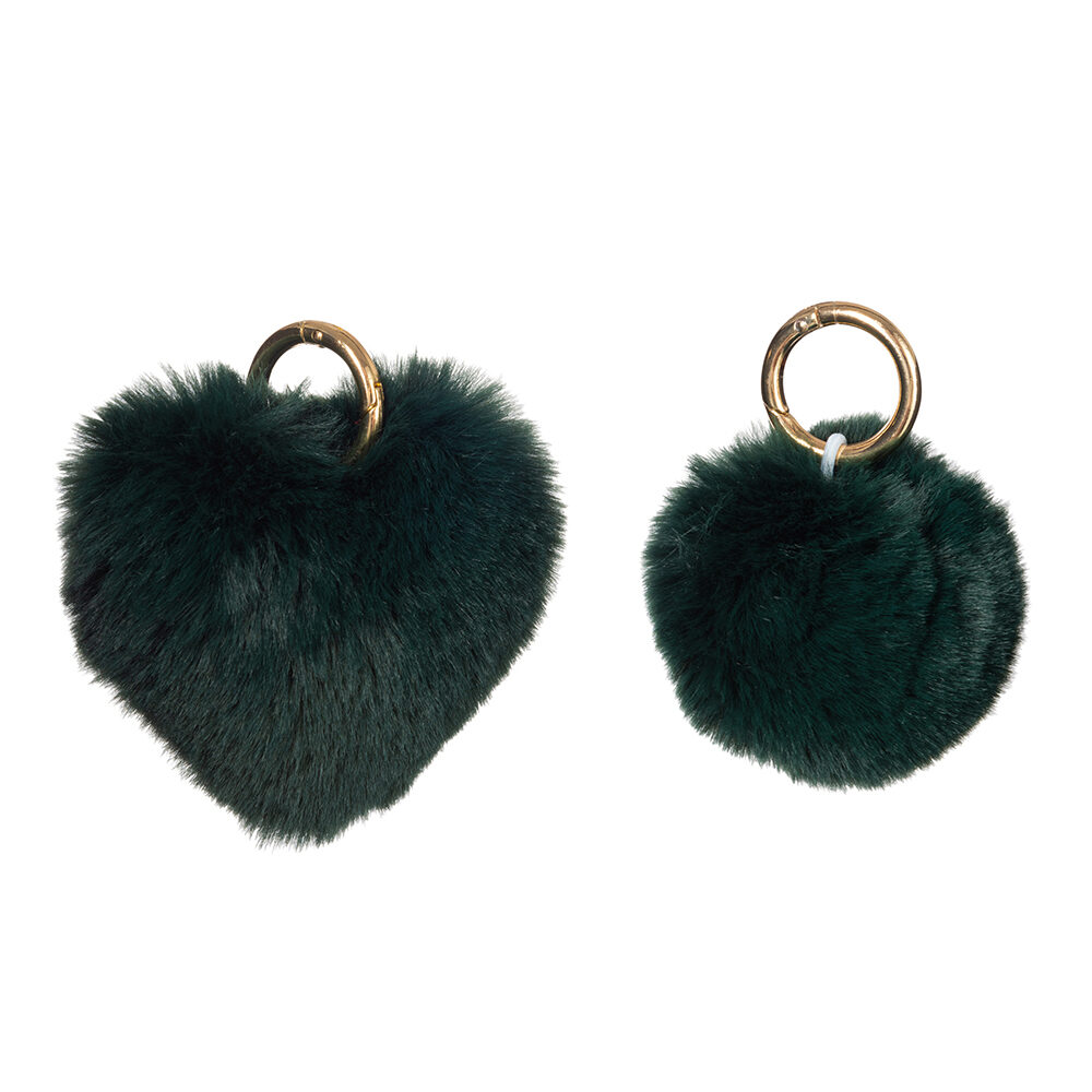 X1PC PORTE-CLES BALLE VERT 10CM