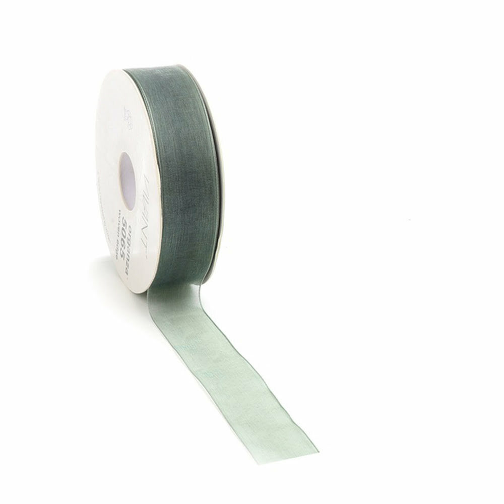 X1ST LINT ORGANZA STEEL BLUE/ PETROL