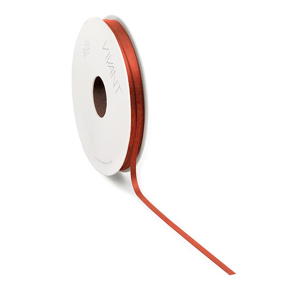 X1PCS RIBBON DOUBLE FACE SATIN 3MM COL 59 SIENNA