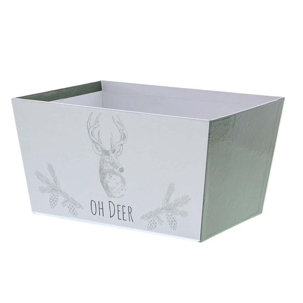 X6PCS PANIER RECTANGULAIRE "OH DEER"