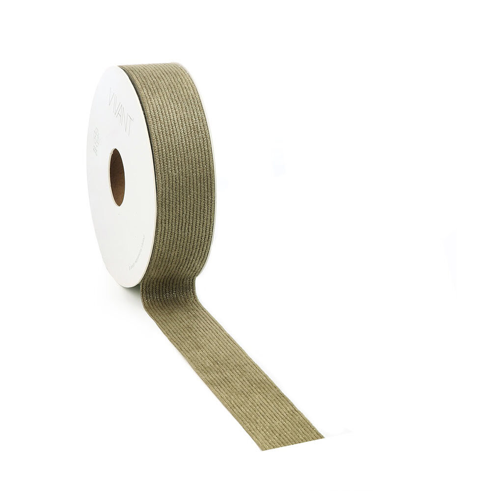 X1PC RIBBON CORDULUXE GREEN 25MM COL 66