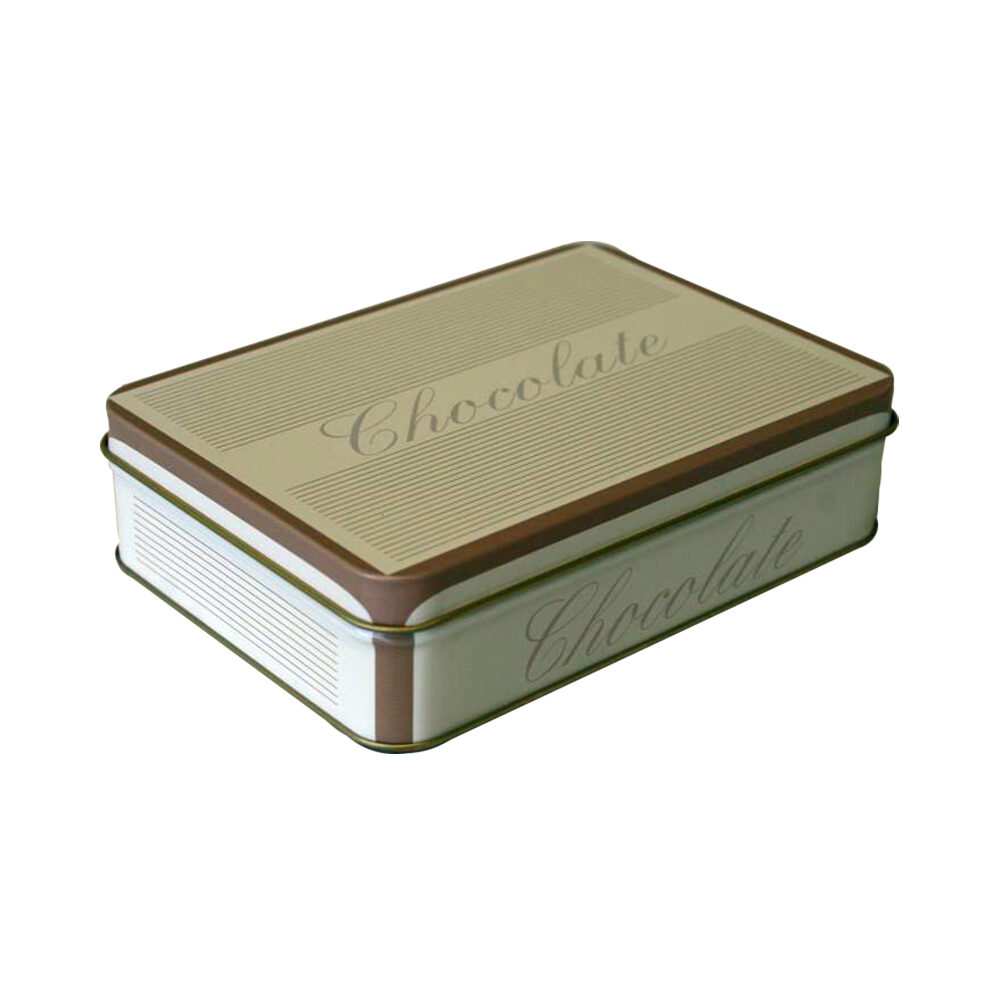 X12PC.BOITE FER BL.'CHOCOLATE'   _