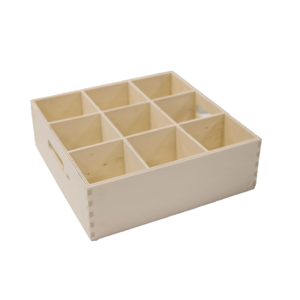 X 1PC.CAISSE BIERE BOIS   9-PARTS_