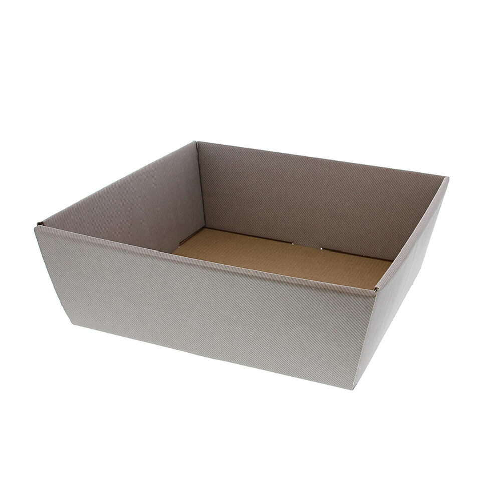 X 1PC.PANIER CART.LIN.TAUPE 30/30_