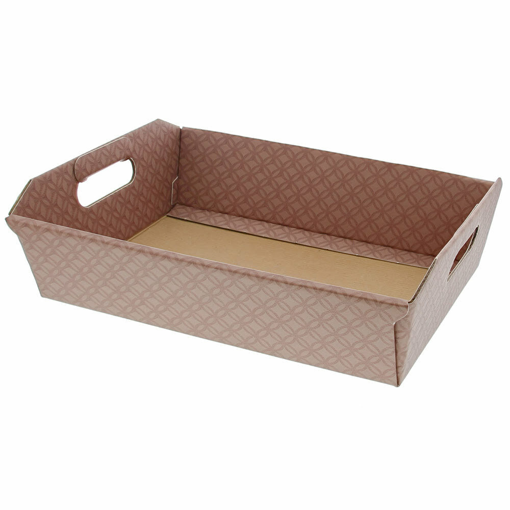 X1PC PANIER MATELASSE BRUN31X22CM_