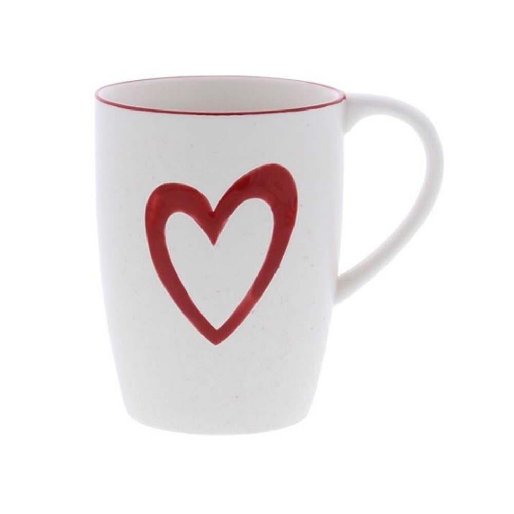 X1PCS MUG WITH SPECKLES HEART