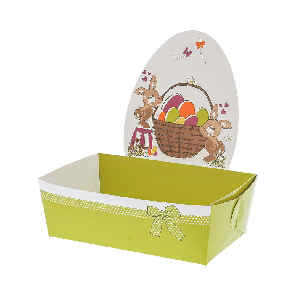 X36PCS BASKET BIG BUNNY BASKET