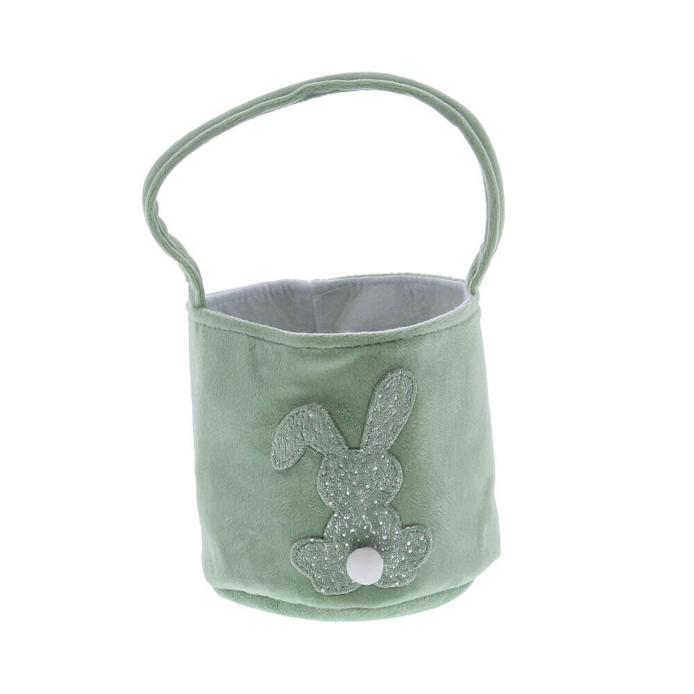 X1ST KONIJN "GLIMPY" MAND MET OORTJES 12CM GROEN