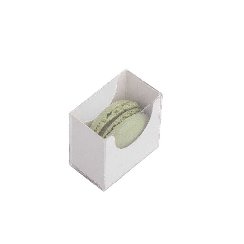 X100ST DOOSJE VOOR 1 MACARON WIT 50X25+50MM