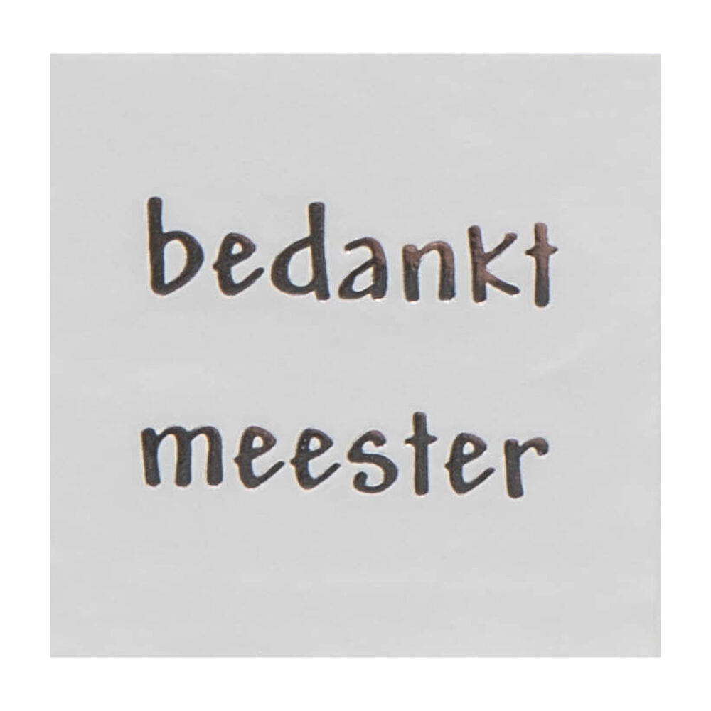 X100 ST.KLEVERS VIERK/BED.MEESTER_
