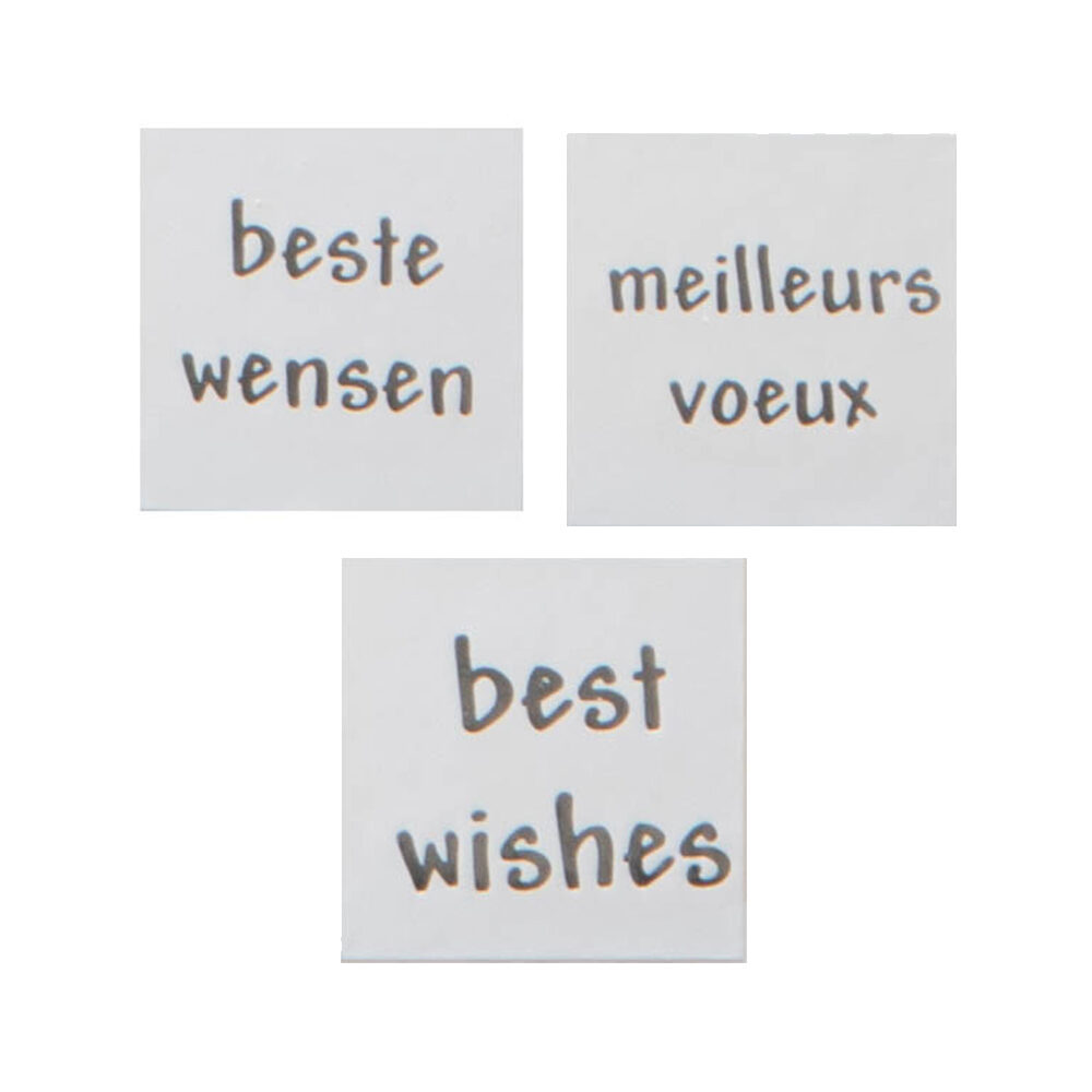 X500ST STICKERS BESTE WENSEN VIERKANT 3CM