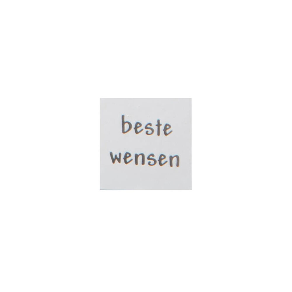 X500ST STICKERS BESTE WENSEN VIERKANT 3CM