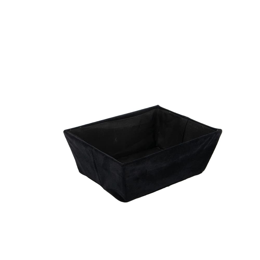 X1ST MAND VELVET ZWART 24X18X9CM
