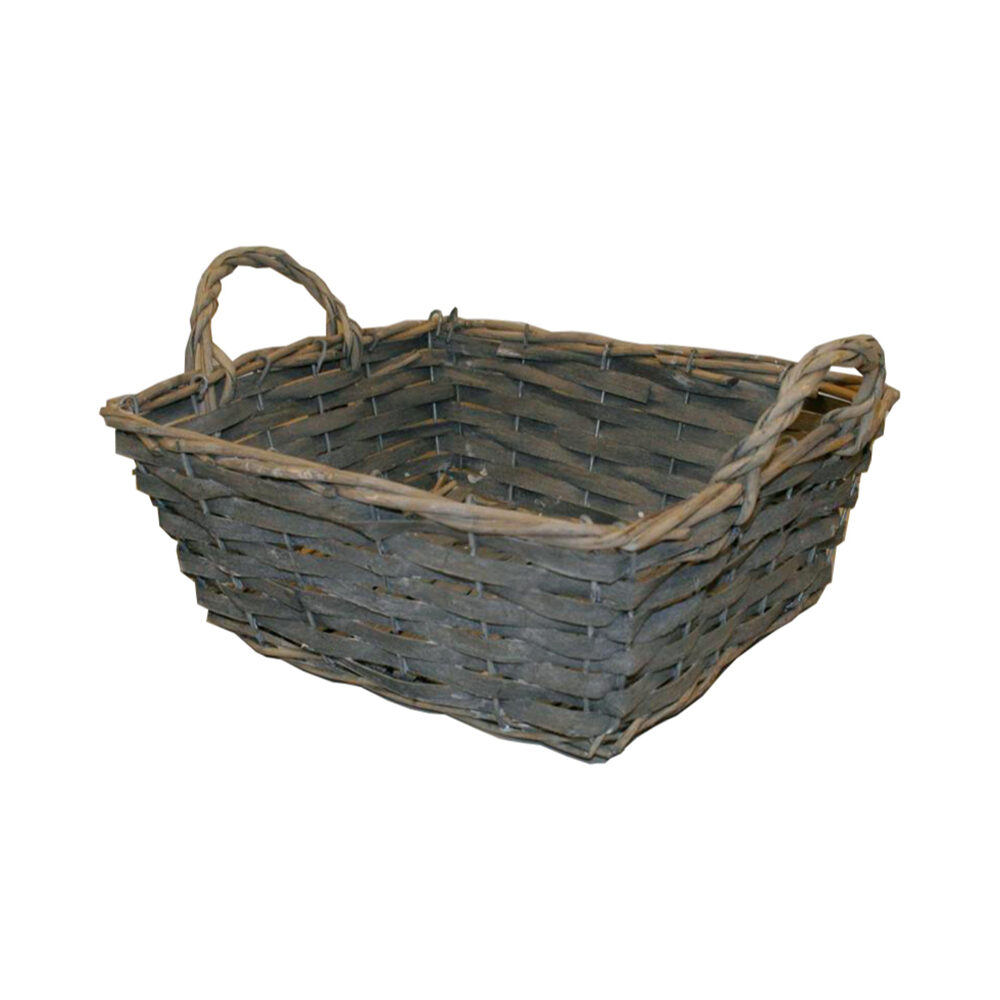 X 1ST.MANDJE VIERKANT/GRIJS 26X26_