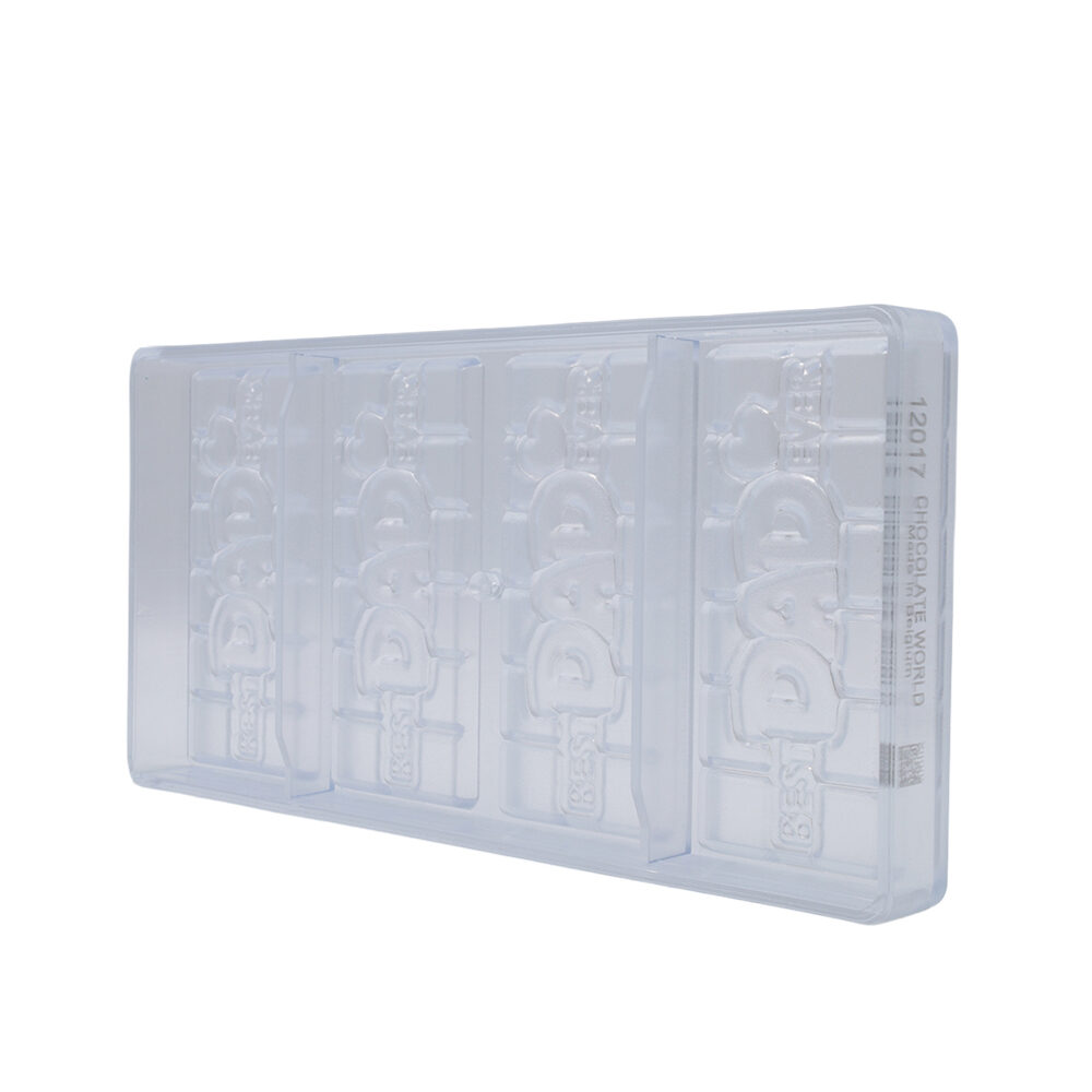 X1PC MOULE CHOCOLAT "BEST DAD EVER" TABLETTE