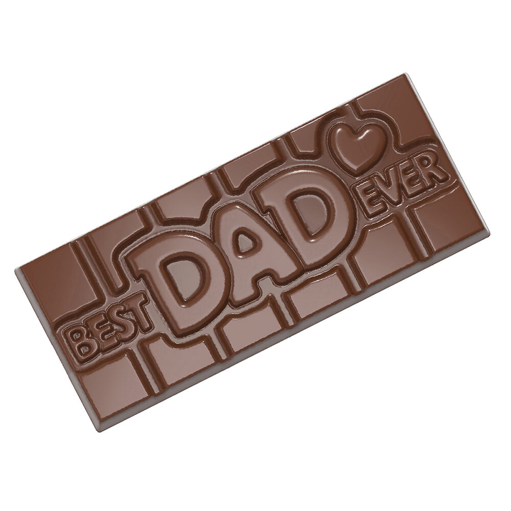 X1PC MOULE CHOCOLAT "BEST DAD EVER" TABLETTE