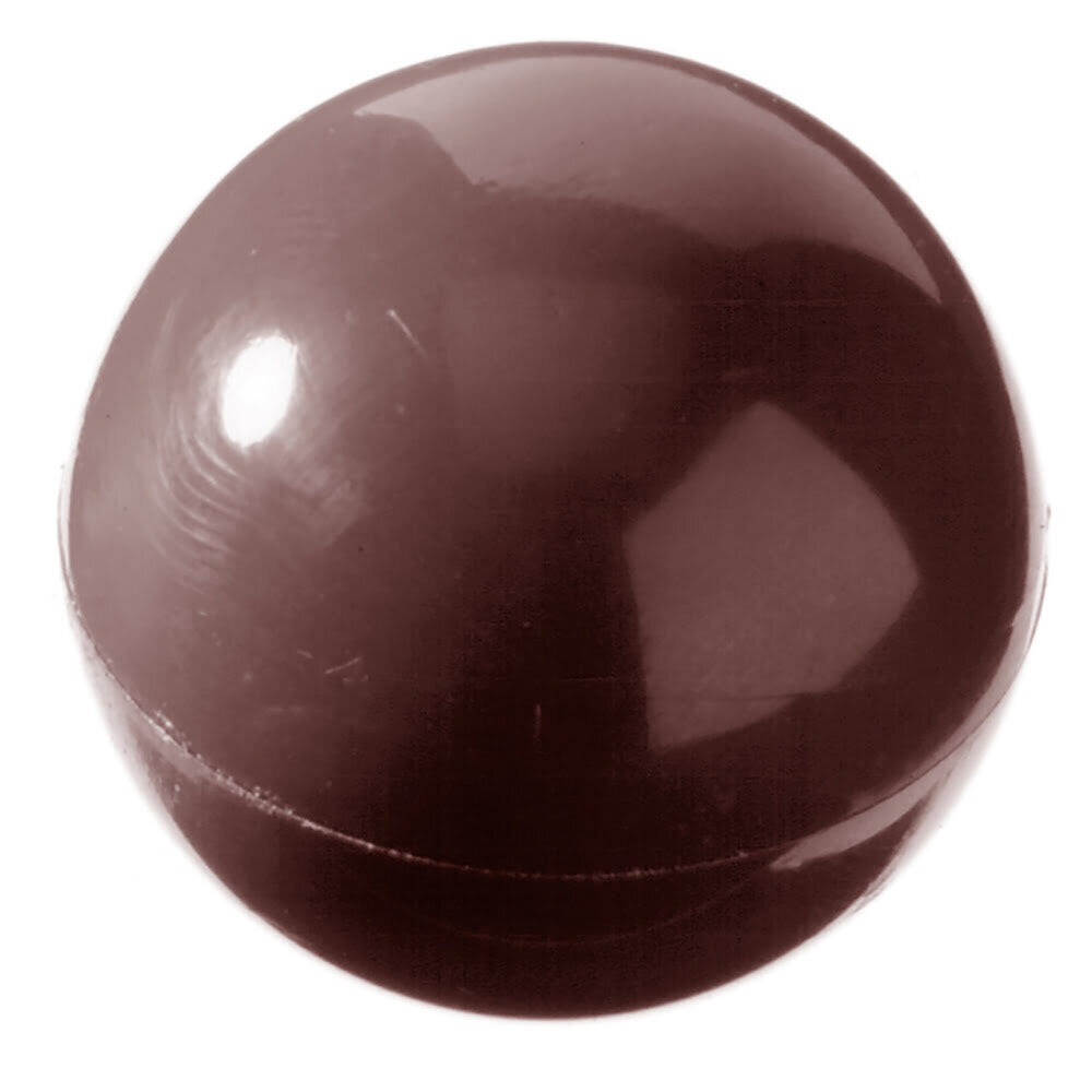 X1PC CHOCOLATE MOLD "HALF BALL" HOLLOW FIGURE 30MM DIAM. /3X
