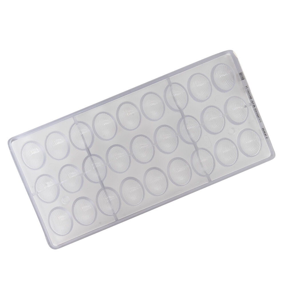 X1PC CHOCOLATE MOLD "EASTER EGGS LIGNES" PRALINE 275X135X24