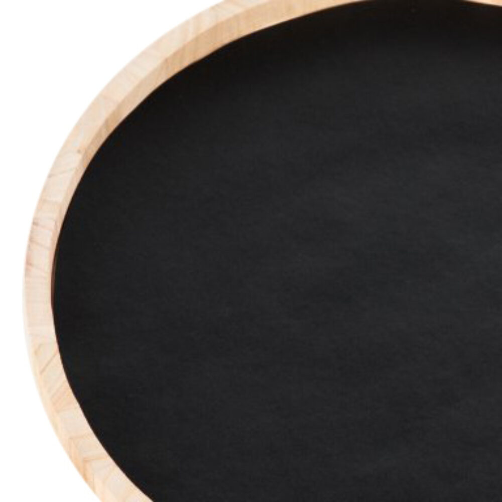 X200ST PAPIER ZWART ROND 33CM