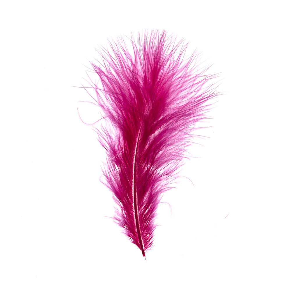 X 1DS.FEATHER MARABOU     FUCHSIA_