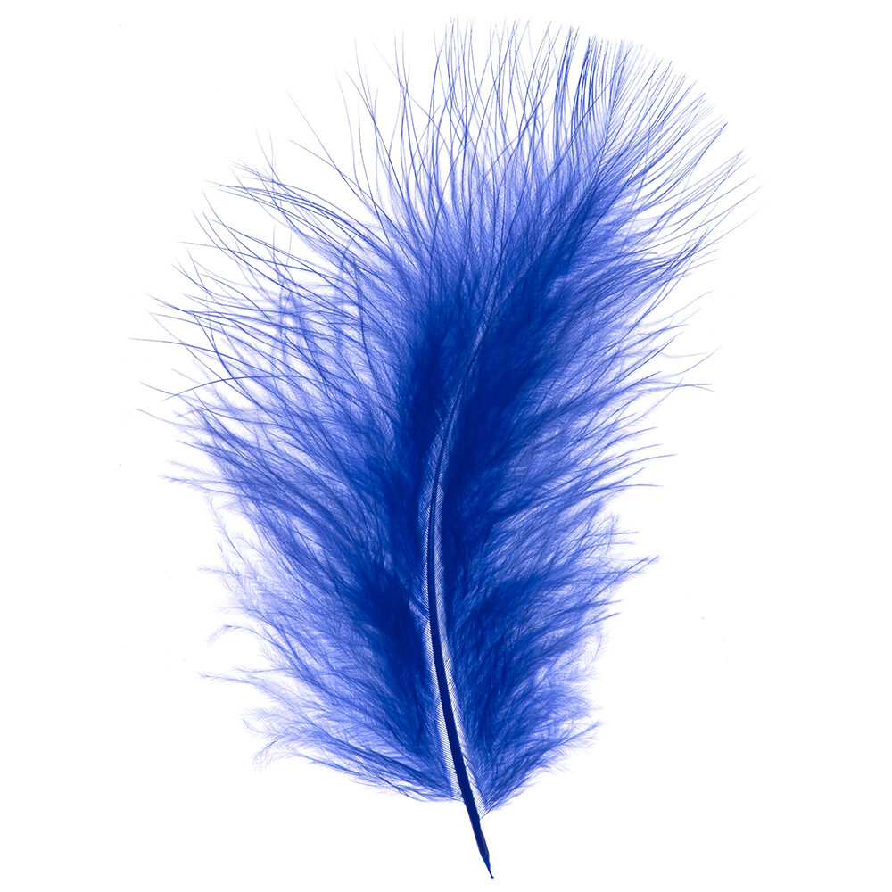 X 1DS.PLUIM MARABOU     HOOGBLAUW_