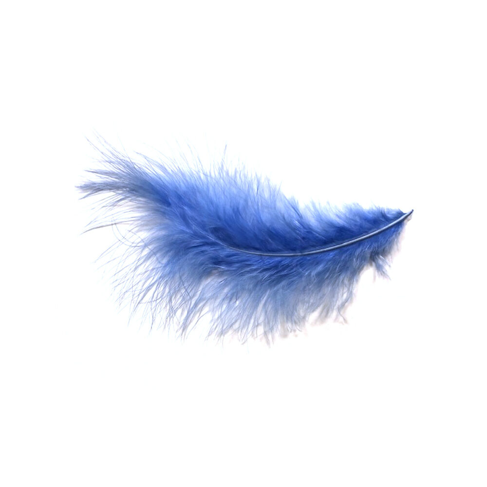 X48PC FEATHER MARABOU OLD BLUE