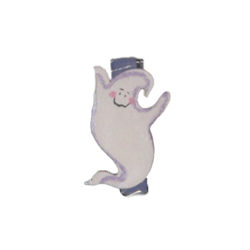 X 6ST.HOUT.KNIJPER/SPOOK WIT  4CM_