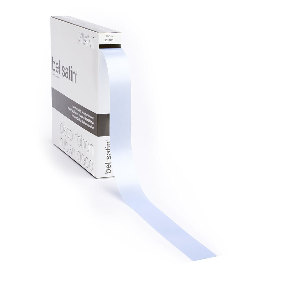 X1PC RIBBON BELSATIN/COL41/LIGHT BLUE 25MM