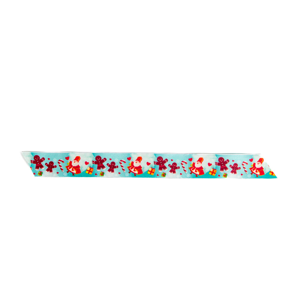X1PC RUBAN SAINT NICOLAS BLEU 20MX25MM