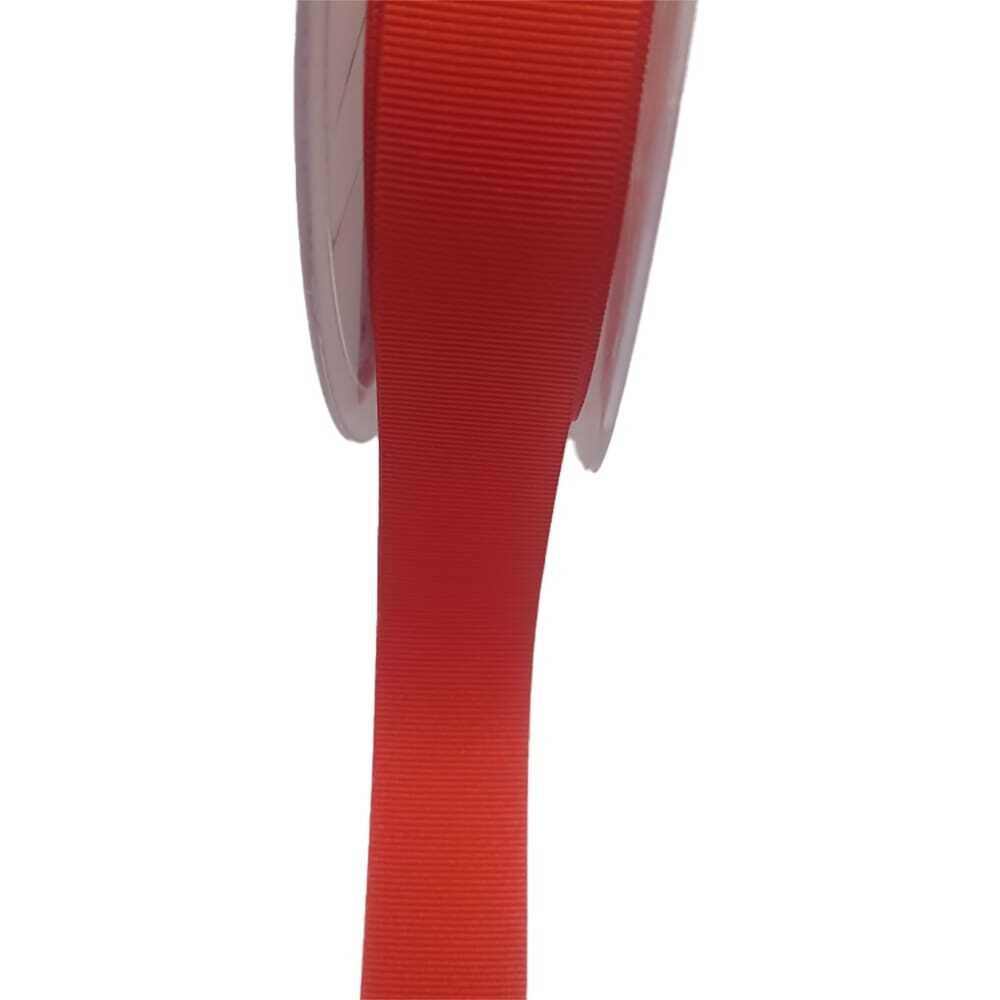 X1PC RUBAN SILKY ROUGE 20MX25MM