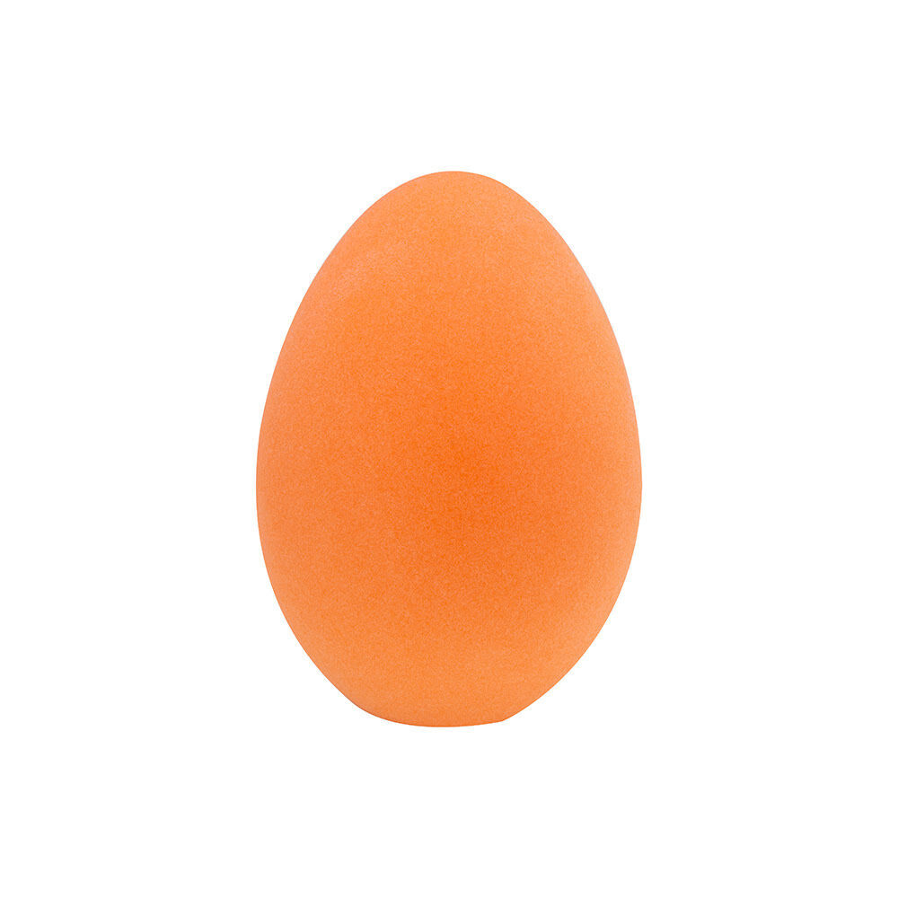 X1PC EASTER EGG FLOCKED ORANGE 18X18XH25CM