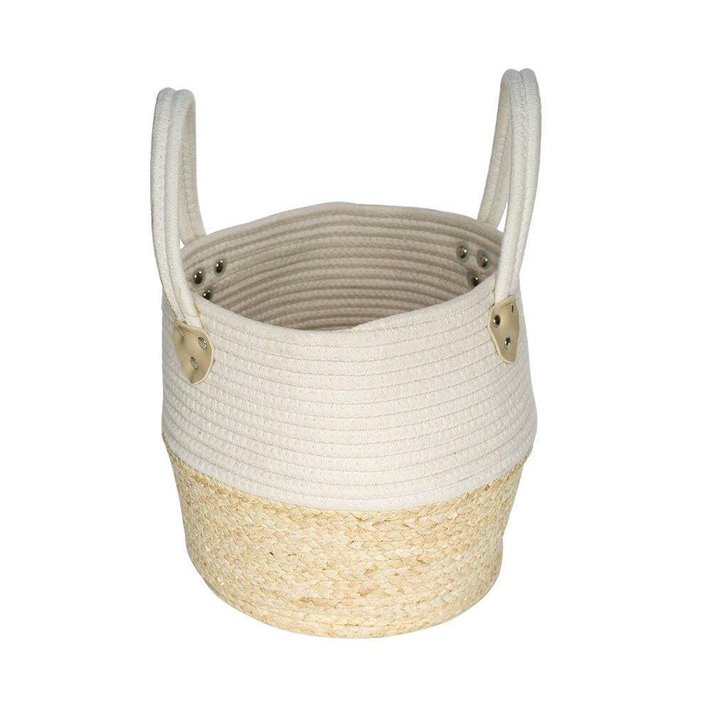 X1ST NATURAL FIBRE COTTON BASKET 30X28CM